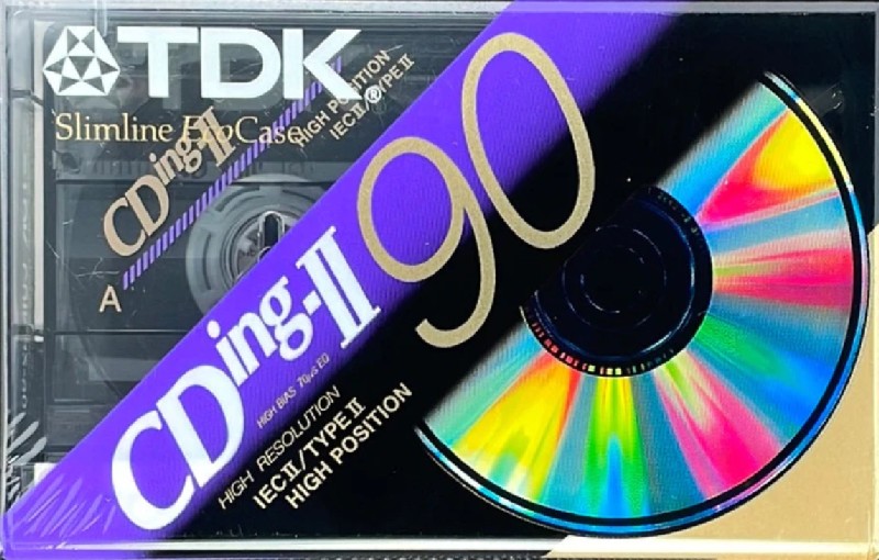 Compact Cassette: TDK  - CDing-II 90