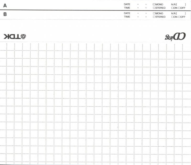 Compact Cassette: TDK  - CDing-II 90