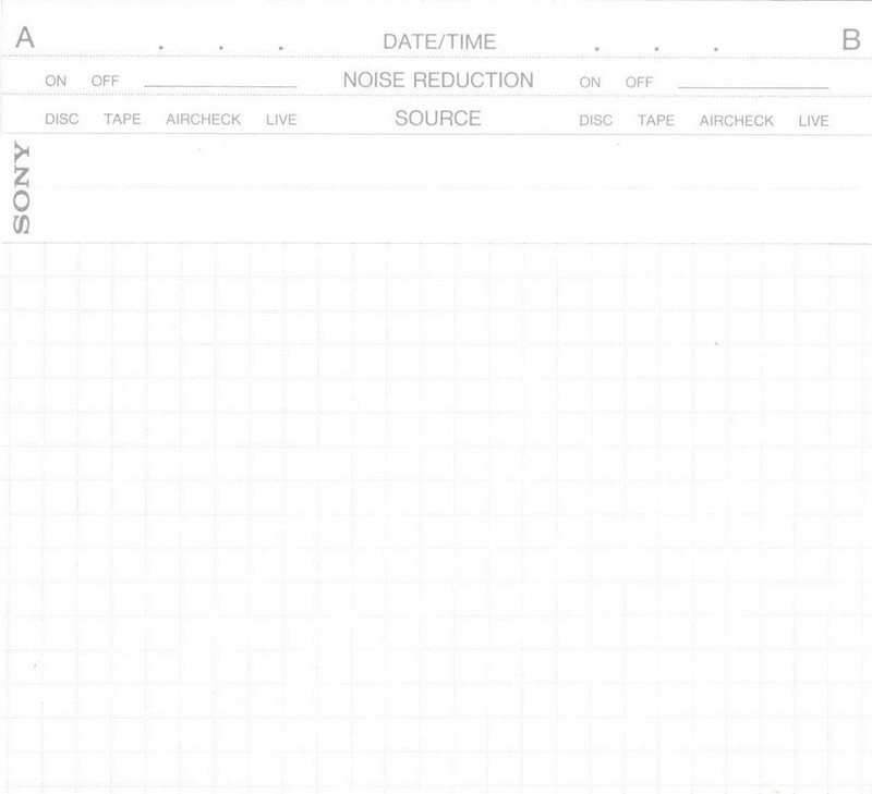Compact Cassette Sony HF 120 Type I Normal 1991 Japan