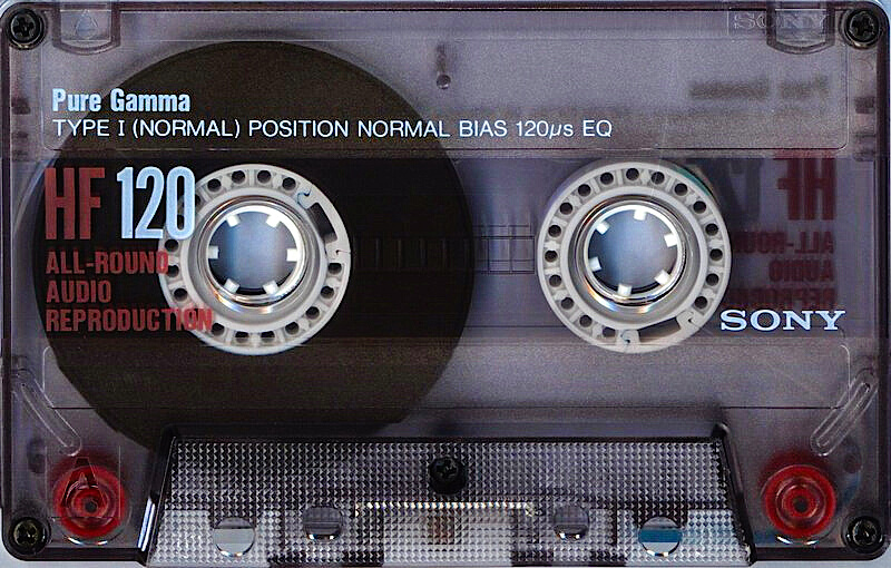 Compact Cassette Sony HF 120 Type I Normal 1991 Japan