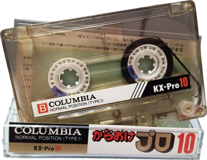 Compact Cassette Columbia KX 10 "KX-Pro" Type I Normal 1986 Japan