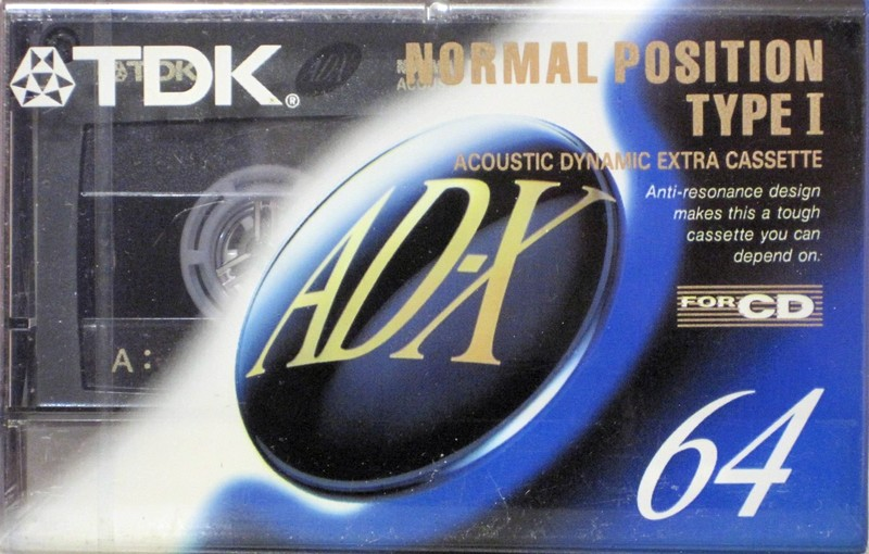 Compact Cassette: TDK  - AD-X 64