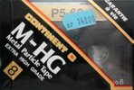 Video8, Hi8, Digital8 Continent / Continente 60 "M-HG P5" Type IV Metal 1987 France