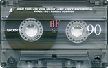 Compact Cassette Sony HF 90 Type I Normal 2000 Europe