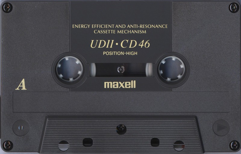 Compact Cassette Maxell UDII-CD 46 Type II Chrome 1996 Europe