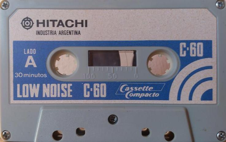 Compact Cassette Hitachi 60 Type I Normal Argentina