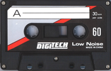 Compact Cassette Digitech 60 Type I Normal USA