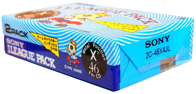 2 pack Sony X IV 46 "2C-46X4JL" Type IV Metal 1992 Japan