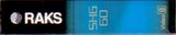 Video8, Hi8, Digital8 RAKS 60 "SHG P5-60 MP" Type IV Metal 1992 Europe