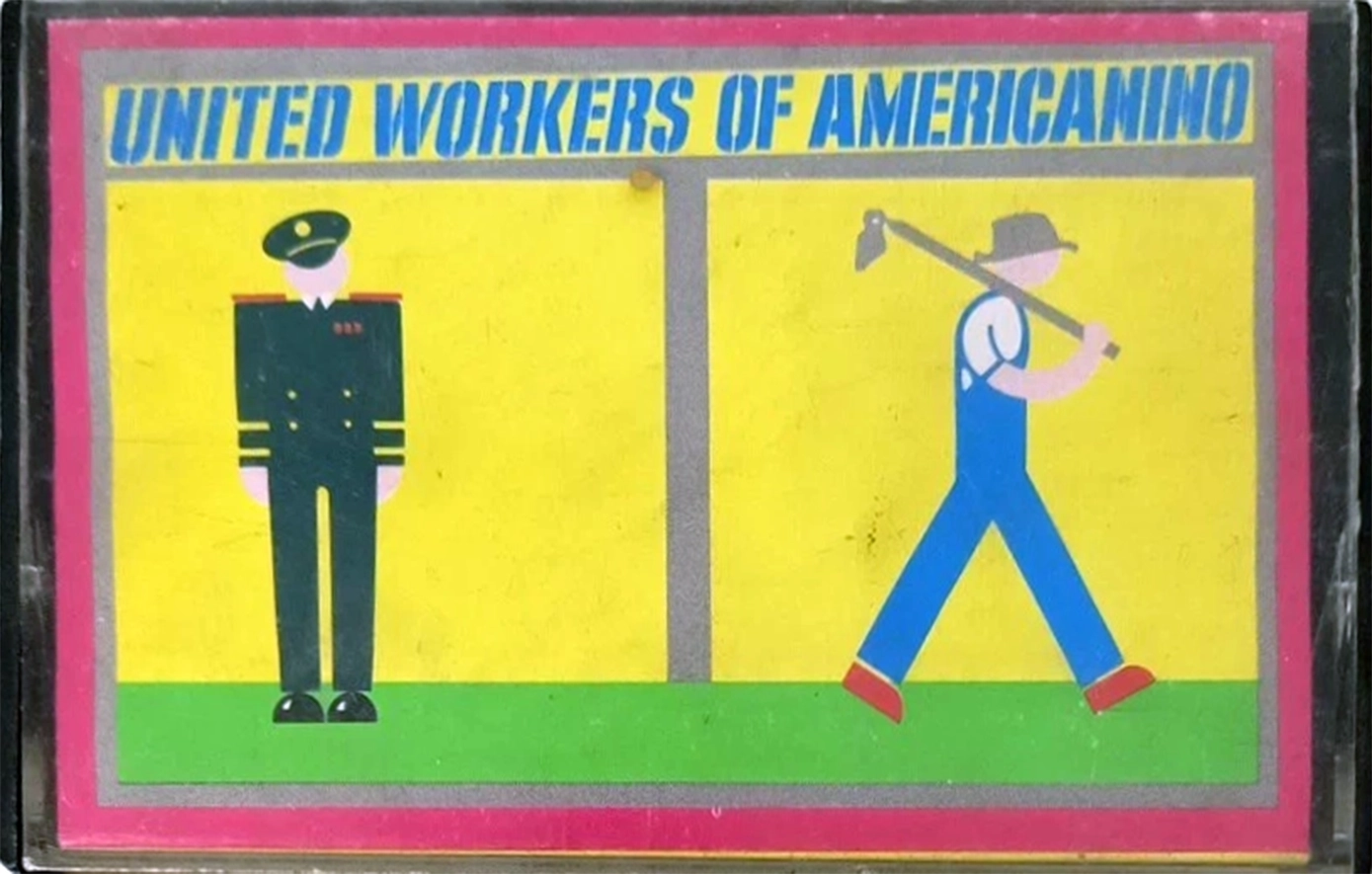 Compact Cassette Americanino 60 "United Workers of Americaniono" Type I Normal Italy