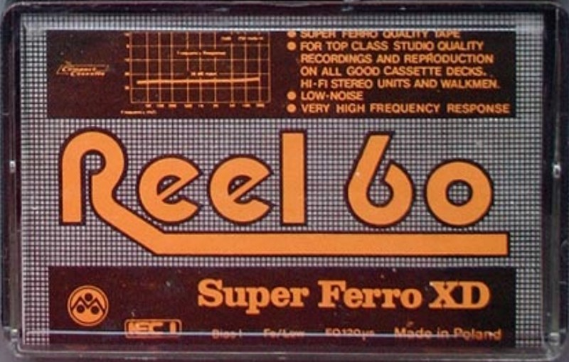 Compact Cassette Reel 60 "Super Ferro XD" Type I Normal Poland