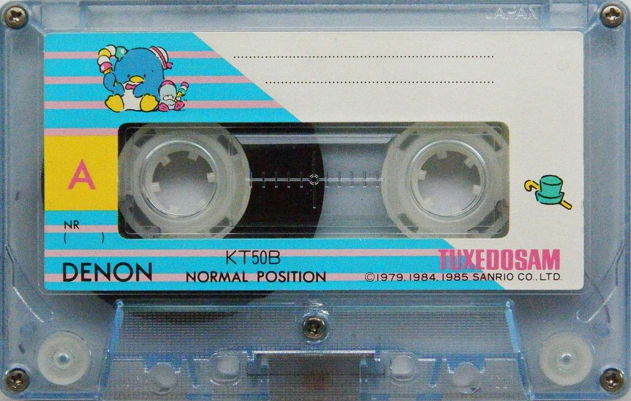 Compact Cassette Denon KT 50 "TuxedoSam KT50B" Type I Normal 1985 Japan