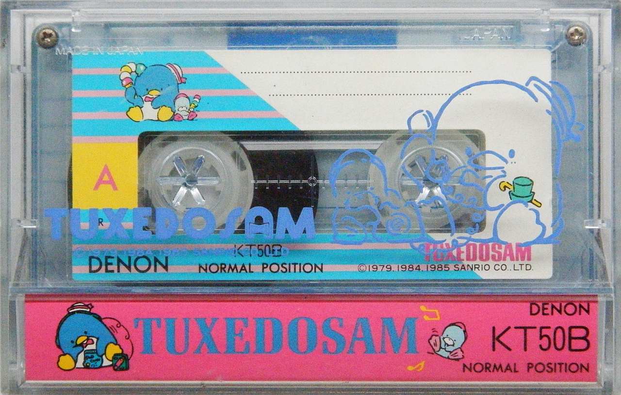 Compact Cassette Denon KT 50 "TuxedoSam KT50B" Type I Normal 1985 Japan