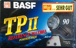 Compact Cassette BASF TP II Reference Maxima 90 Type II Chrome 1995 Europe