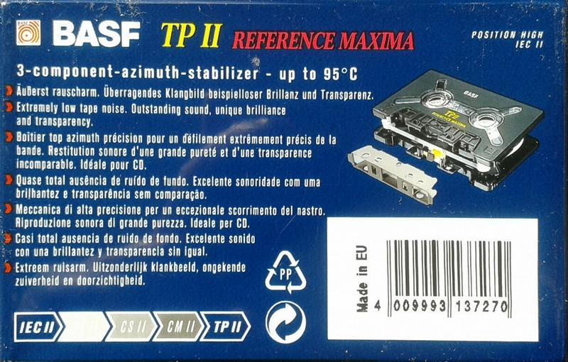 Compact Cassette: BASF  - TP II 90