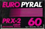 Compact Cassette Europyral PRX-2 60 Type I Normal 1984 France