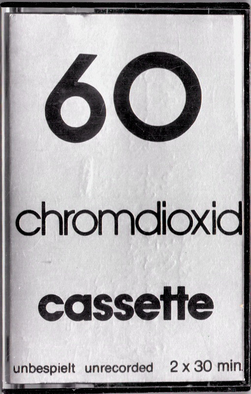 Compact Cassette No Name 60 Type II Chrome 1975 Europe