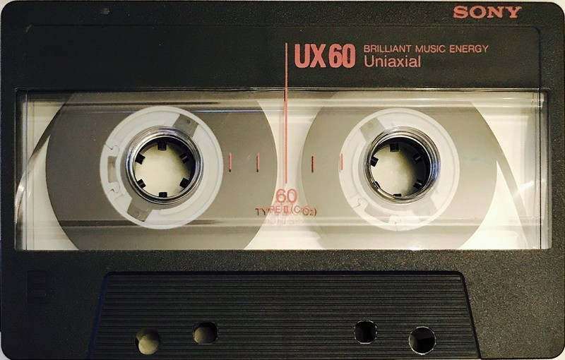 Compact Cassette Sony UX 60 Type II Chrome 1988 Europe