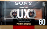 Compact Cassette Sony UX 60 Type II Chrome 1988 Europe