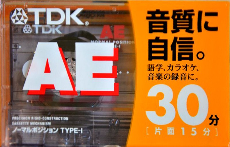 Compact Cassette TDK AE 30 "AE-30G" Type I Normal 2002 Japan
