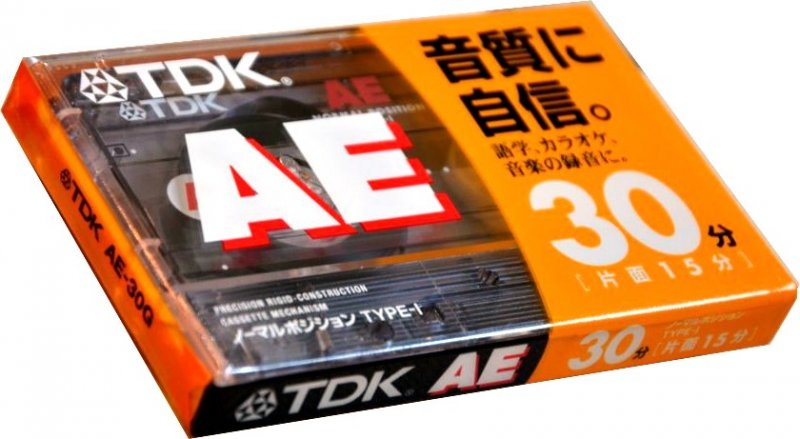 Compact Cassette TDK AE 30 "AE-30G" Type I Normal 2002 Japan