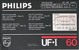 Compact Cassette Philips UF-I 60 Type I Normal 1985 Europe