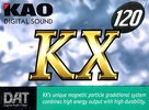 Digital Audio Tape KAO KX 120 Type IV Metal 1996 Japan