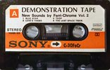 Compact Cassette Sony FeCr 30 "YGSK-33" Demonstration Tape 1974 Europe