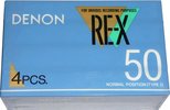 4 pack Denon RE-X 50 Type I Normal 1987 Japan