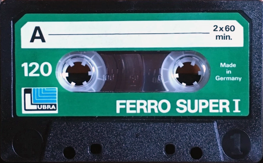 Compact Cassette Lubra 120 "Ferro Super I" Type I Normal 1978 Germany