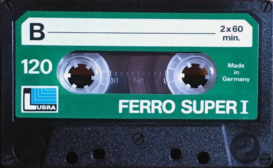 Compact Cassette Lubra 120 "Ferro Super I" Type I Normal 1978 Germany