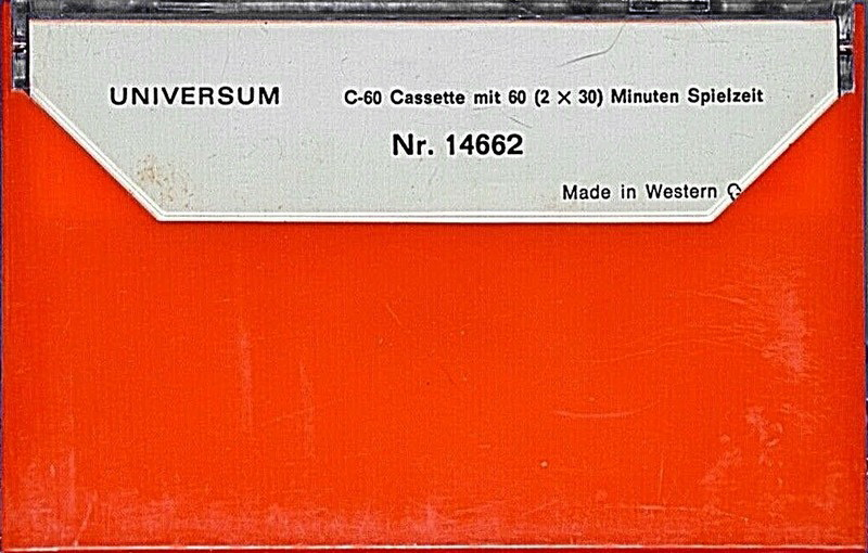 Compact Cassette:  Universum -  60