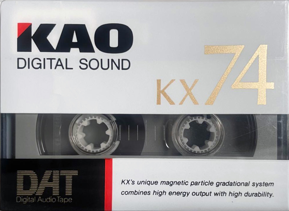 Digital Audio Tape KAO KX 74 Type IV Metal 1994 Japan