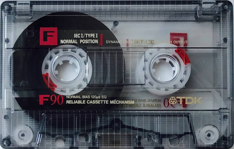 Compact Cassette TDK F 90 Type I Normal 1988 Japan