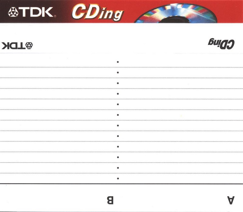 Compact Cassette: TDK  - CDing 2 90