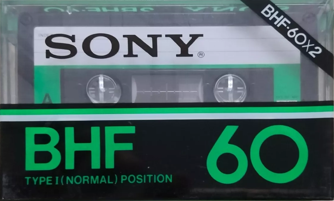 2 pack Sony BHF 60 Type I Normal 1978 Japan