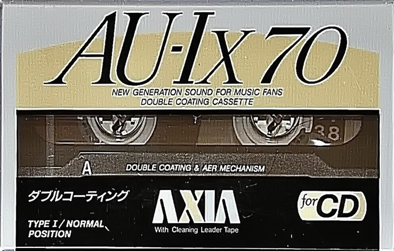 Compact Cassette: FUJI AXIA - AU-Ix 70