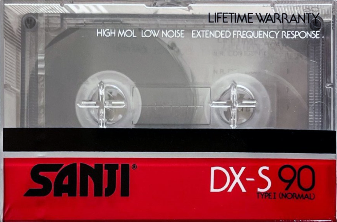 Compact Cassette Sanji DX-S 90 Type I Normal 1990 Japan