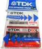 Compact Cassette TDK D 60 "D60L" Type I Normal 1985 USA