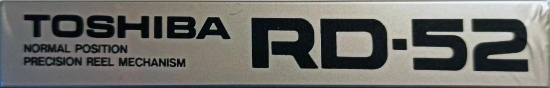 Compact Cassette Toshiba RD 52 Type I Normal 1983 Japan