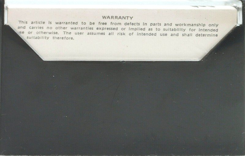 Compact Cassette Citizen 90 Type I Normal Hong Kong