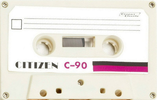 Compact Cassette Citizen 90 Type I Normal Hong Kong
