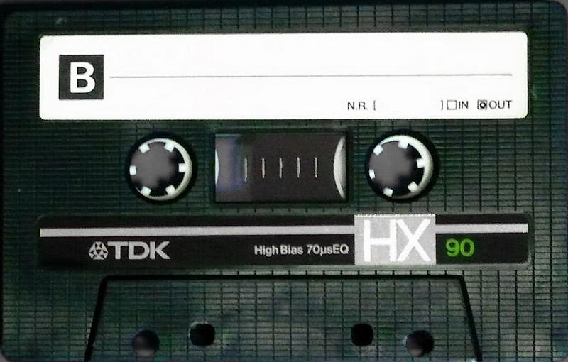 Compact Cassette TDK HX 90 Type II Chrome 1984 Japan