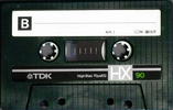 Compact Cassette TDK HX 90 Type II Chrome 1984 Japan