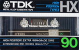 Compact Cassette TDK HX 90 Type II Chrome 1984 Japan