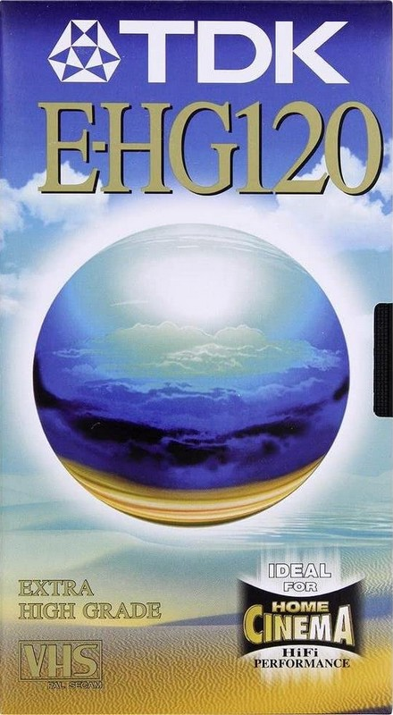 VHS, Video Home System TDK E-HG 120 Type I Normal 1999 Europe