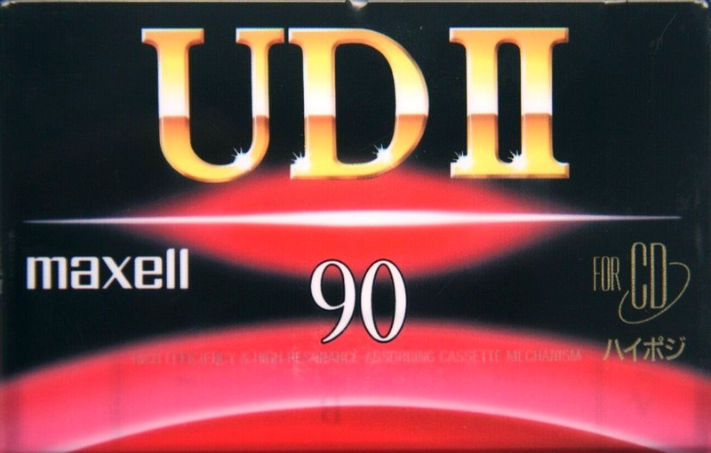 Compact Cassette Maxell UDII / UD2 90 "UD2-90G" Type II Chrome 1994 Japan