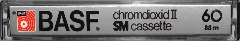 Compact Cassette BASF Chromdioxid II 60 Type II Chrome 1979 Europe