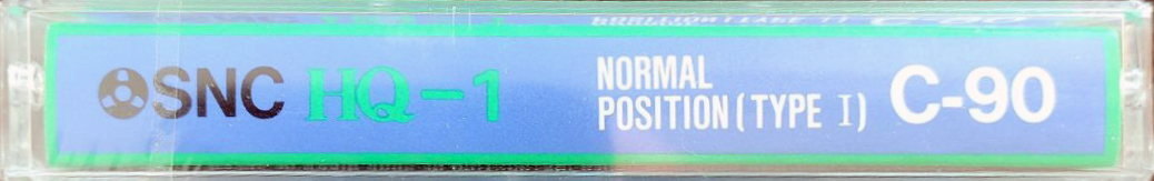 Compact Cassette SNC HQ-1 90 Type I Normal 1985 Unknown Country