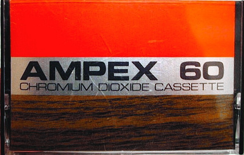 Compact Cassette Ampex 60 Type II Chrome 1972 USA